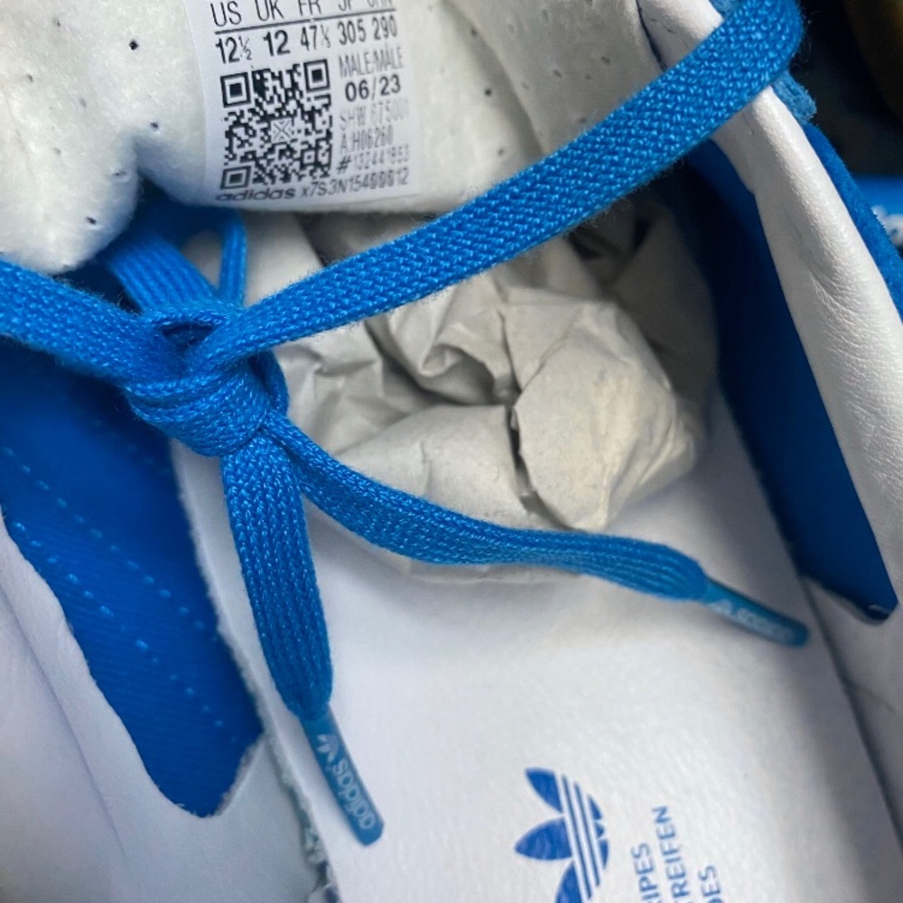 Adidas Gazelle Indoor “Blue Bird Gum” (2022 release) HO6260 12.5M DS NWT - Picture 7 of 9